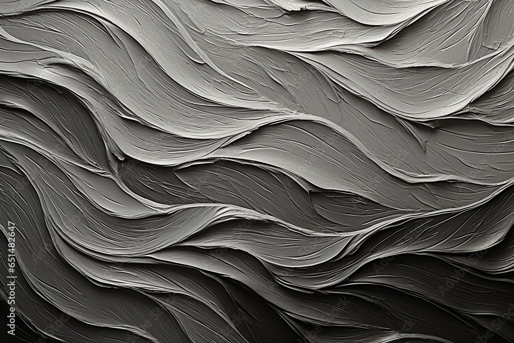 Poster this is a background image in which silver intersecting streamlines are drawn with a brush on a blac