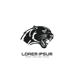 panther vector logo icon design template