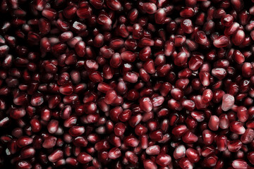 background of pomegranate seeds