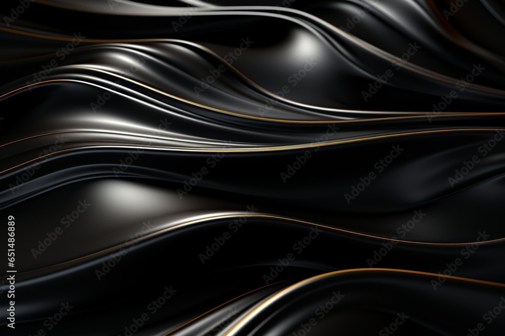 Poster this is a background image in which silver intersecting streamlines are drawn with a brush on a blac