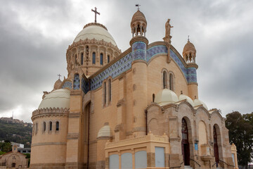 Basilique Notre Dame d'Afrique (English : Basilica of Our Lady of Africa ), a Catholic basilica in Algiers, Alger, Algeria. It is the origin of the modern Catholic devotion to Our Lady of Africa.