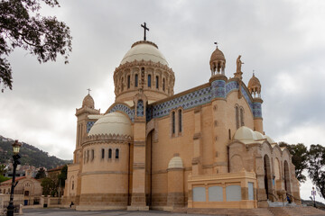 Basilique Notre Dame d'Afrique (English : Basilica of Our Lady of Africa ), a Catholic basilica in Algiers, Alger, Algeria. It is the origin of the modern Catholic devotion to Our Lady of Africa.