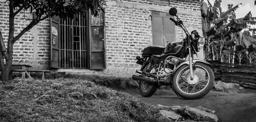 Typical Motorcycle in Africa - 651490881