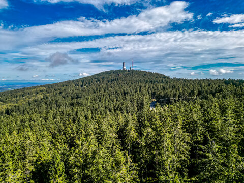 Sch&ouml;ne Wanderung durch den Hochtaunus am Feldberg an einen wundersch&ouml;nen Sp&auml;tsommertag - Hessen - Deutschland