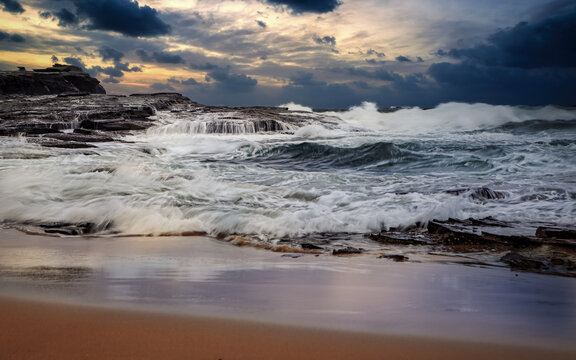 Stormy Sky over the Pacific Ocean Coast of New Sauth Walse