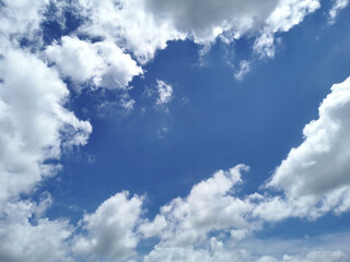 nature blue sky cloudscape background