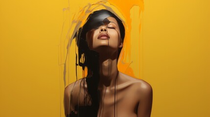 Inner Canvas: Minimalistic artwork expressing inner thoughts and emotions