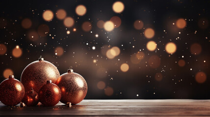 Photo of christmas background with copyspace. Christmas background concept. - Powered by Adobe