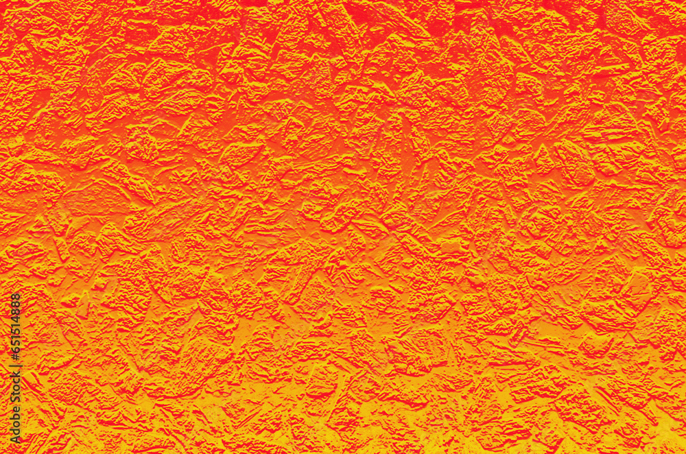 Poster bright orange texture obtained in a graphics editor.