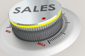 Maximum sales with silver knob