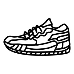 Shoes Outline Cartoon