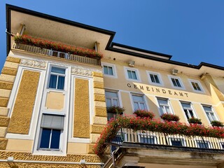 Gemeindeamt in Velden am Wörthersee (Österreich, Kärnten)