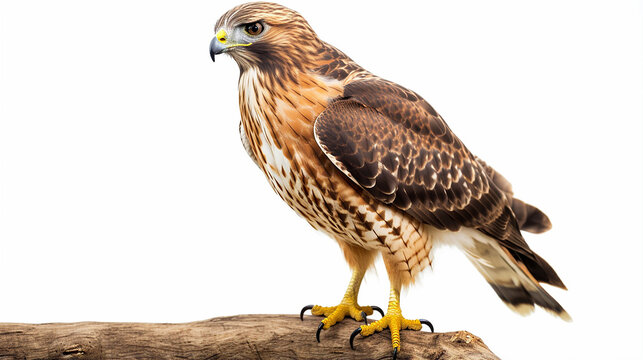 falc&atilde;o em fundo branco 