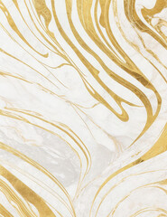 Beautiful luxury texture with gold veins. White marble, natural stone background. - obrazy, fototapety, plakaty