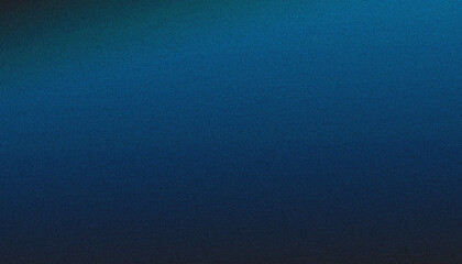 deep sea blue , color gradient rough abstract background shine bright light and glow template empty space , grainy noise grungy texture