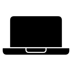 Computer technology icon symbol vector image. Illustration of the dekstop monitor display design image