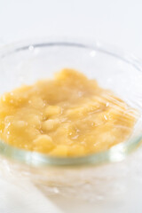 Mashing bananas
