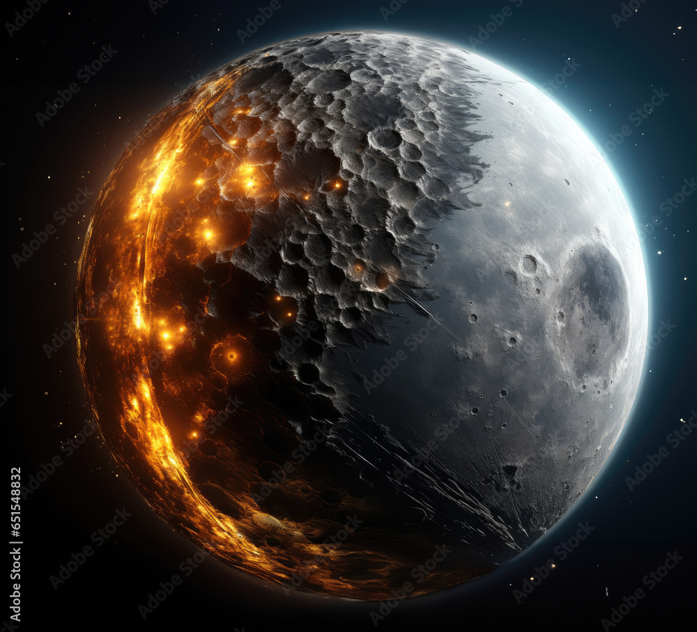 Poster mercury is the closest planet to the sun in the solar system and its surface is like a silvery purga