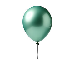 green helium balloon PNG. green blow up balloon PNG. Balloon isolated. Helium balloon for birthday party png