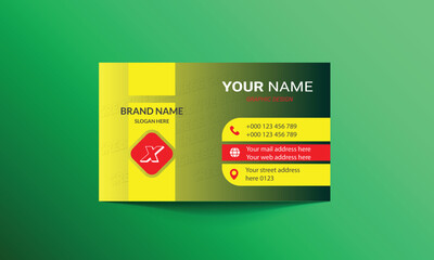 One Side Creative Visiting Card Design 