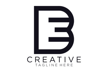 Abstract letter B logo design. icons for business of luxury, elegant, simple