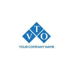 VTO letter logo design on white background. VTO creative initials letter logo concept. VTO letter design.