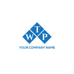 WTP letter logo design on white background. WTP creative initials letter logo concept. WTP letter design.