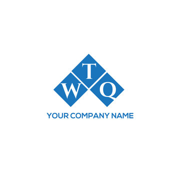 WTQ letter logo design on white background. WTQ creative initials letter logo concept. WTQ letter design.