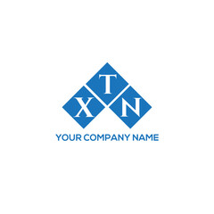 XTN letter logo design on white background. XTN creative initials letter logo concept. XTN letter design.
