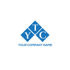 YTC letter logo design on white background. YTC creative initials letter logo concept. YTC letter design.