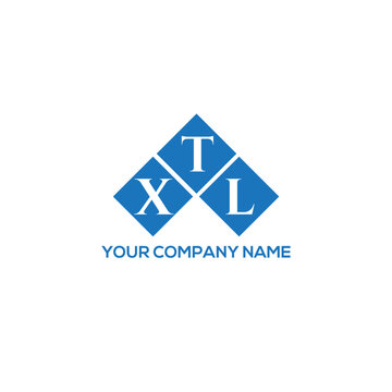 XTL letter logo design on white background. XTL creative initials letter logo concept. XTL letter design.