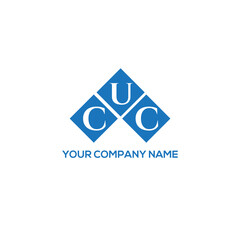 CUC letter logo design on white background. CUC creative initials letter logo concept. CUC letter design.