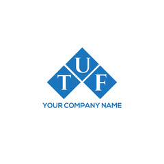 TUF letter logo design on white background. TUF creative initials letter logo concept. TUF letter design. - obrazy, fototapety, plakaty