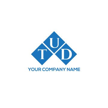 TUD letter logo design on white background. TUD creative initials letter logo concept. TUD letter design.
