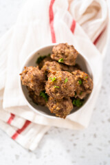 Oven Baked Meatballs