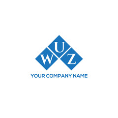 Fototapeta premium WUZ letter logo design on white background. WUZ creative initials letter logo concept. WUZ letter design.