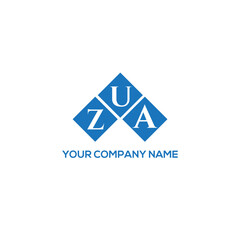 ZUA letter logo design on white background. ZUA creative initials letter logo concept. ZUA letter design.
