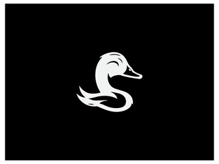 Premium duck logo design vector, vector and illustration,