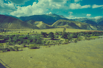 New North-South route, Kyrgyzstan.