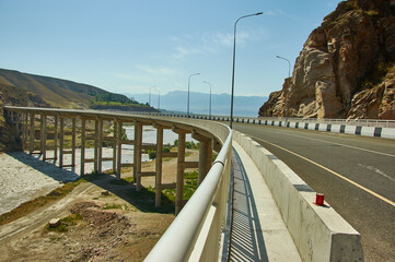 New North-South route, Kyrgyzstan.