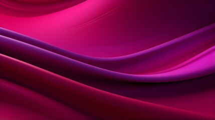 Abstract 3D Background of soft Waves in magenta Colors. Elegant Wallpaper 
 - obrazy, fototapety, plakaty