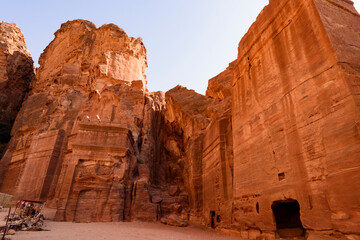 The Rose City in Petra, Jordan