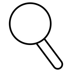VECTOR SEARCH ICON STROKE VERSION