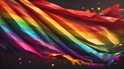 abstract background flag rainbow LGBT concept 