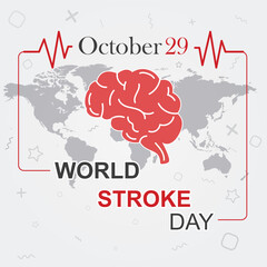 Stroke day october 29, World stroke day.