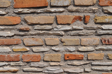 red brick wall background - 651574690