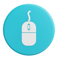 mouse 3d icon