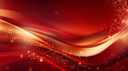 Fototapeta na wymiar luxury abstract red and golden glitter illustration background 