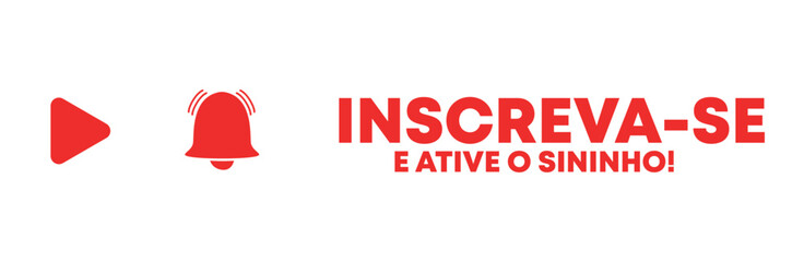 INSCREVA-SE, ATIVE O SININHO, INSCREVA-SE NO YOUTUBE, CURTA NOSSO CANAL, JOINHA, YOUTUBE BOTÃO