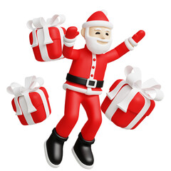 3D Santa Claus Element